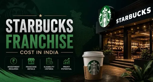 Starbucks Franchise Cost 2026 in India